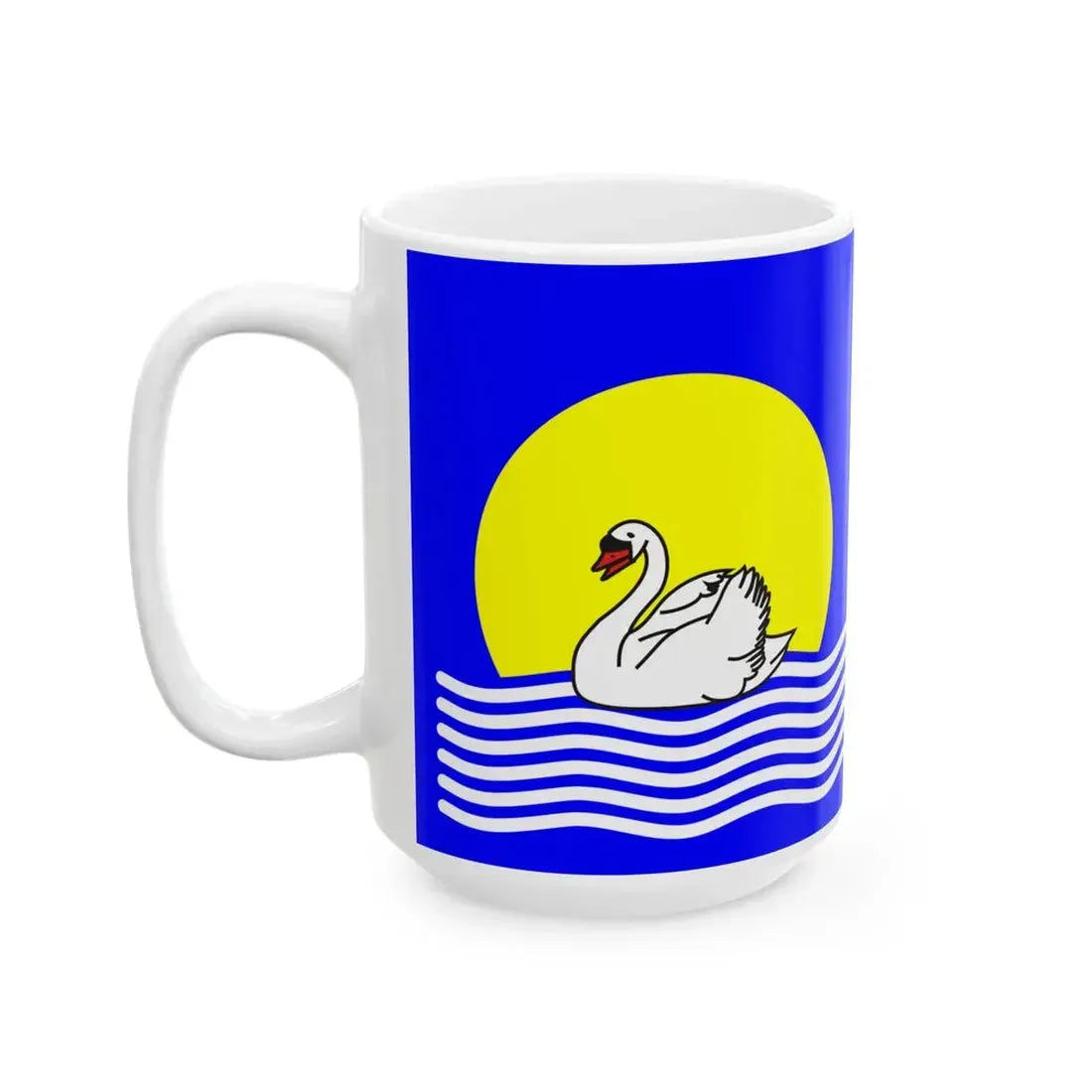 POL gmina Widuchowa flag (Poland) White Coffee Mug - Go Mug Yourself