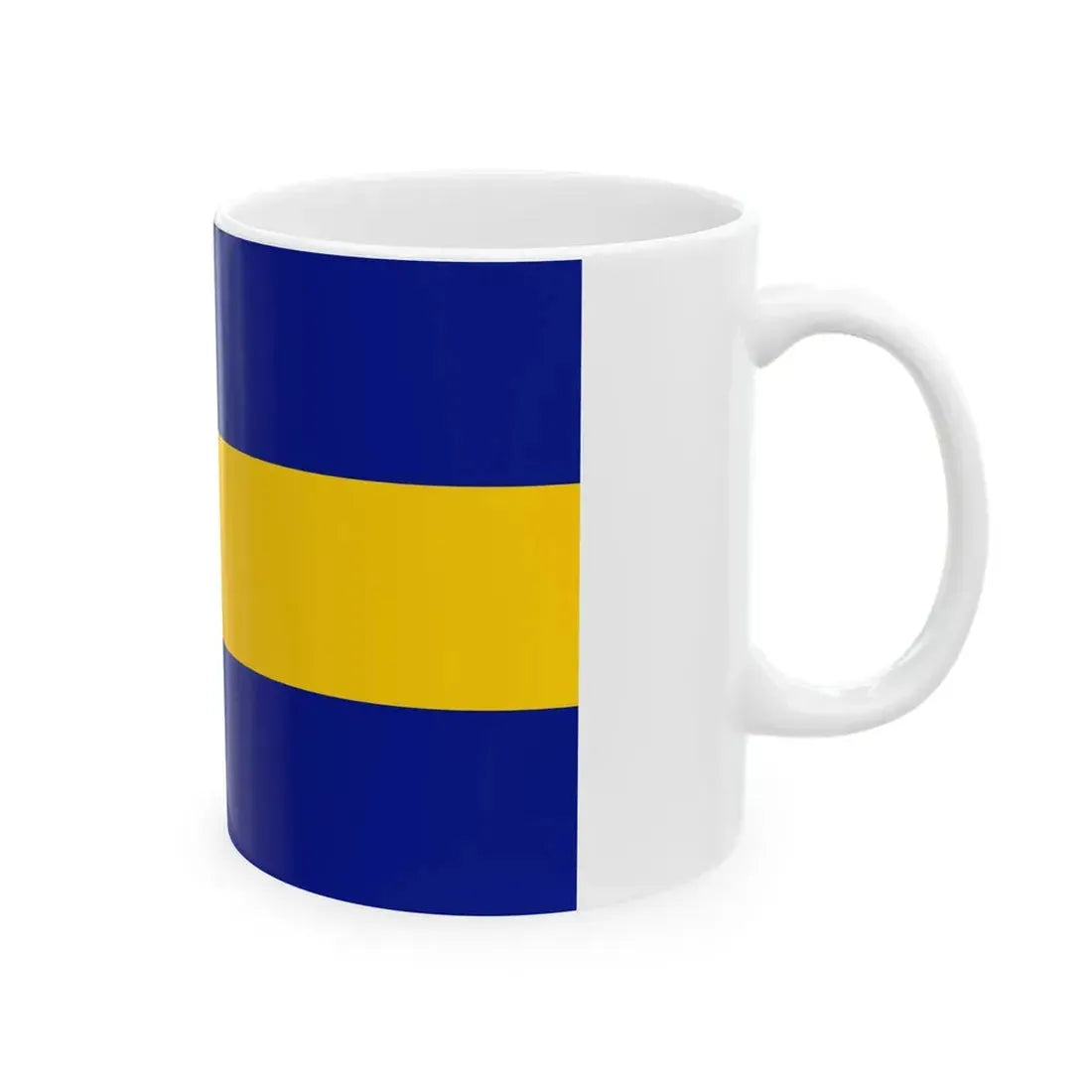 POL gmina Wieliszew flag (Poland) White Coffee Mug - Go Mug Yourself