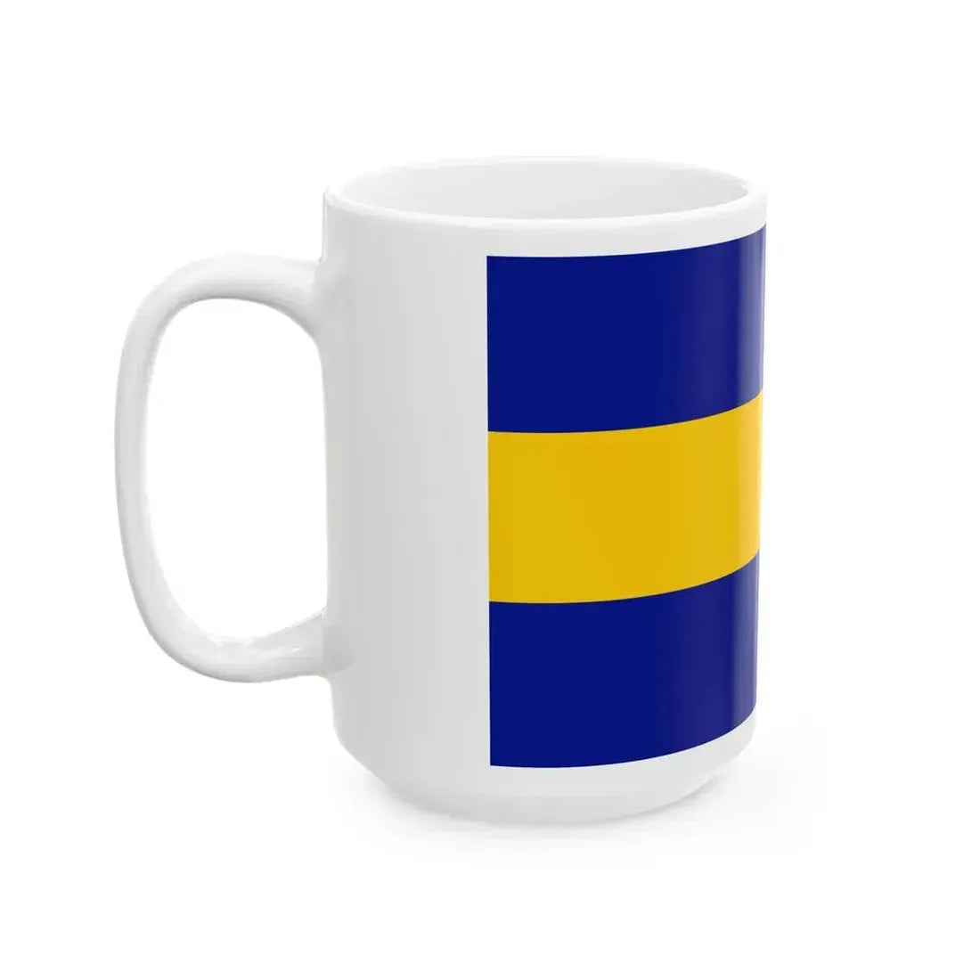 POL gmina Wieliszew flag (Poland) White Coffee Mug - Go Mug Yourself