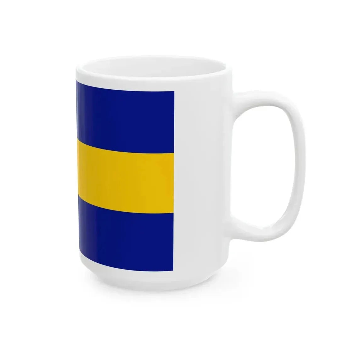 POL gmina Wieliszew flag (Poland) White Coffee Mug - Go Mug Yourself