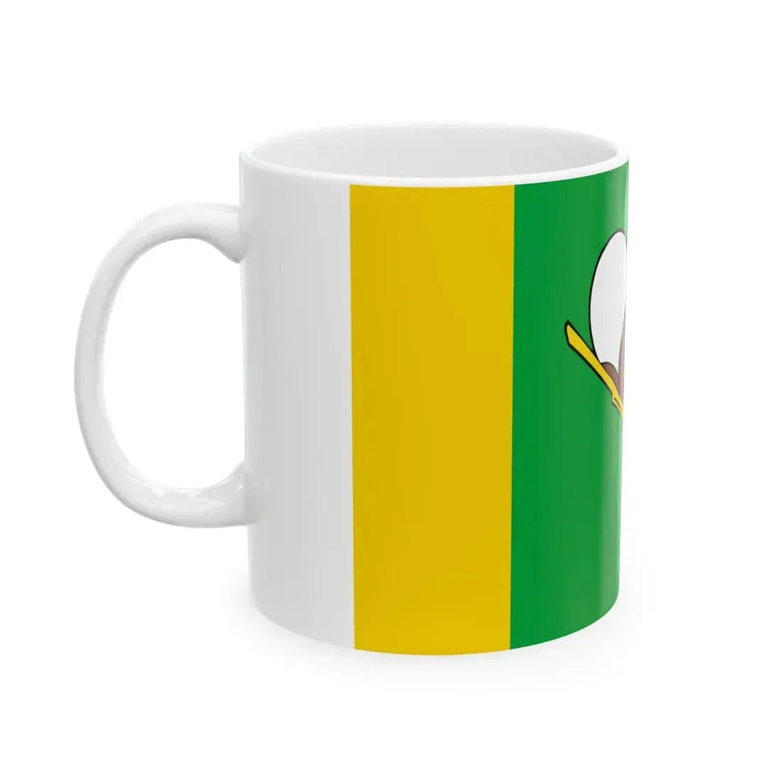 POL gmina Wierzbinek flag (Poland) White Coffee Mug - Go Mug Yourself