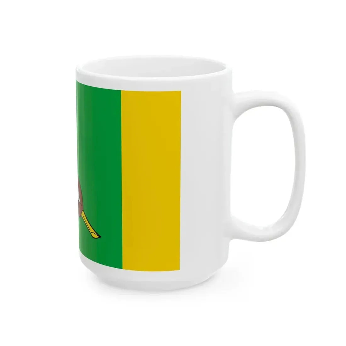 POL gmina Wierzbinek flag (Poland) White Coffee Mug - Go Mug Yourself