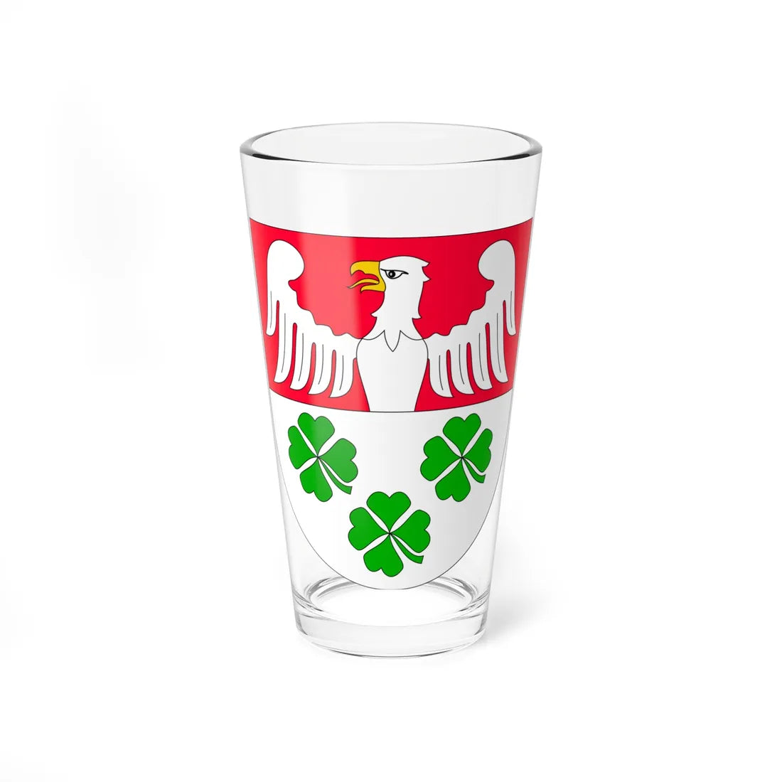 POL gmina Wierzchosławice COA (Poland) (Coat of Arms) Pint Glass 16oz 16oz - Go Mug Yourself