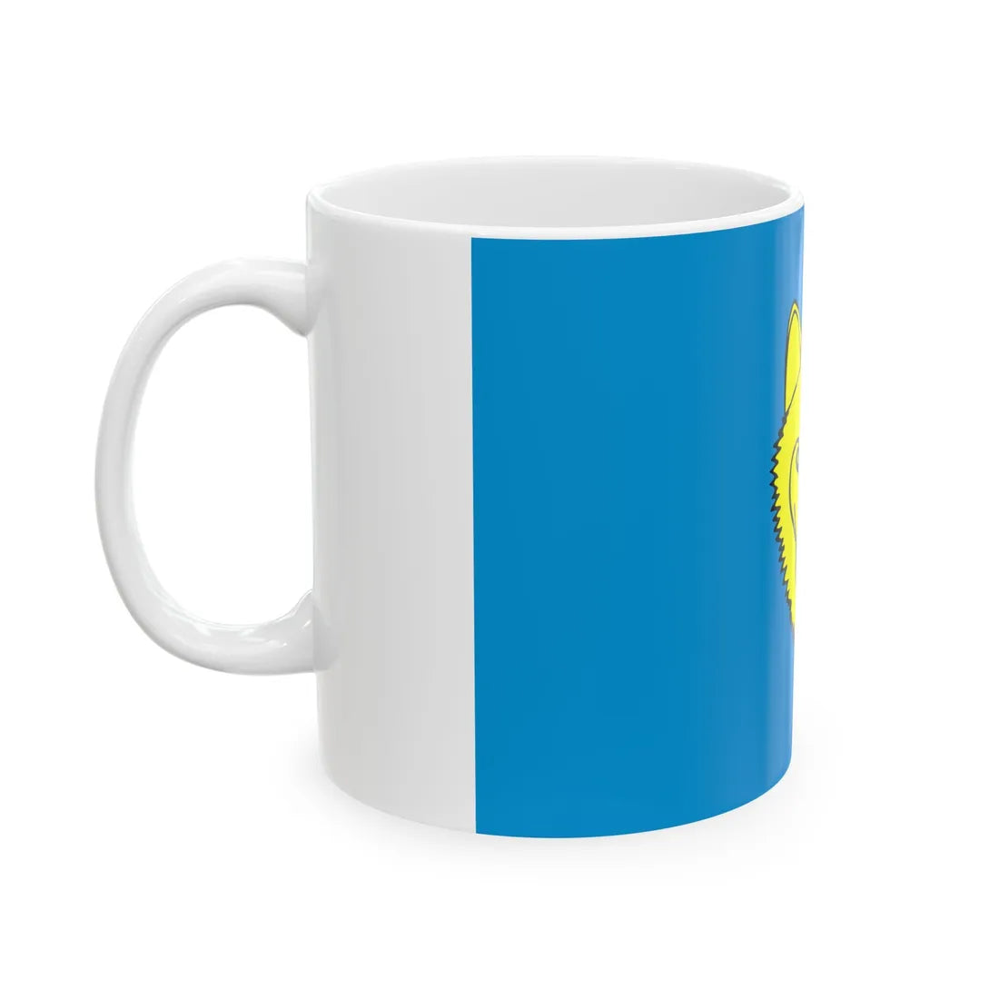 POL gmina Wilczyn flag (Poland) White Coffee Mug - Go Mug Yourself