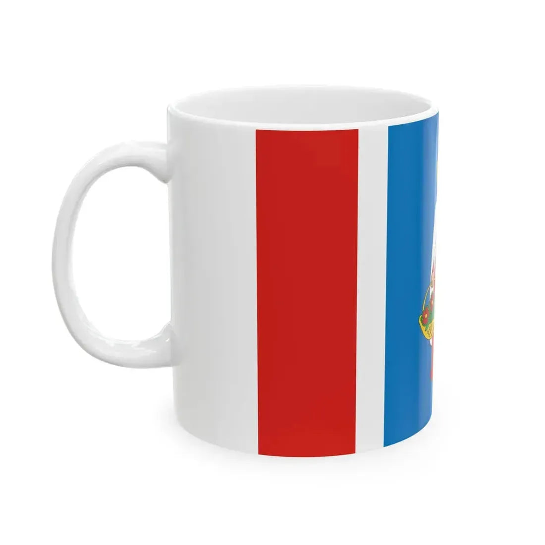 POL gmina Wolanow flag (Poland) White Coffee Mug - Go Mug Yourself