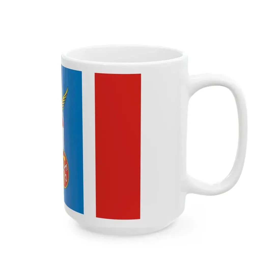 POL gmina Wolanow flag (Poland) White Coffee Mug - Go Mug Yourself