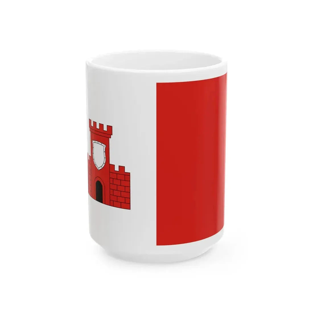 POL gmina Wysokie flag (Poland) White Coffee Mug 15oz - Go Mug Yourself