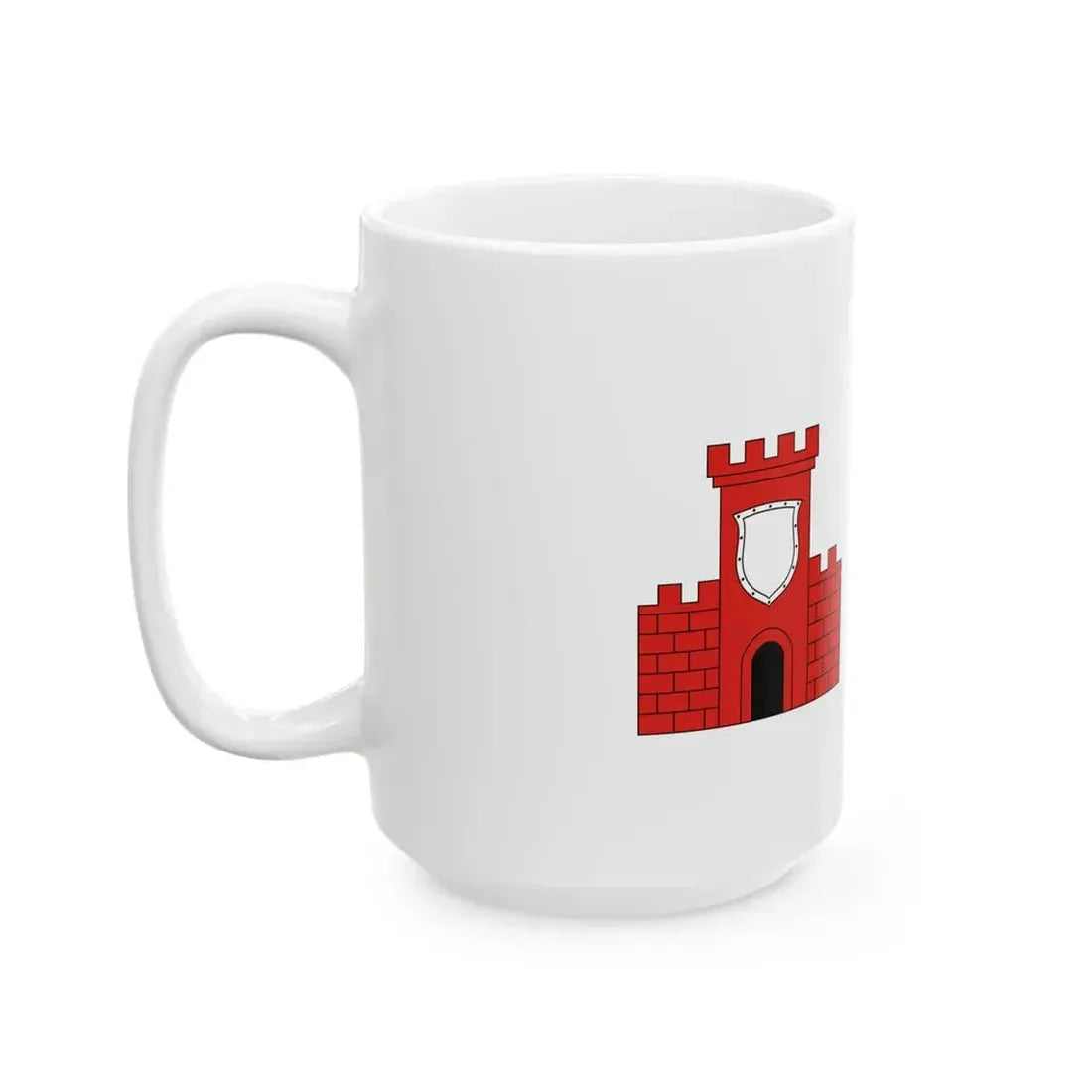 POL gmina Wysokie flag (Poland) White Coffee Mug - Go Mug Yourself