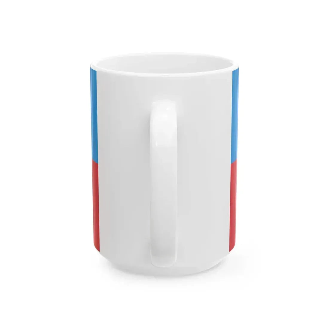 POL gmina Zakrzewo powiat aleksandrowski flag (Poland) White Coffee Mug - Go Mug Yourself