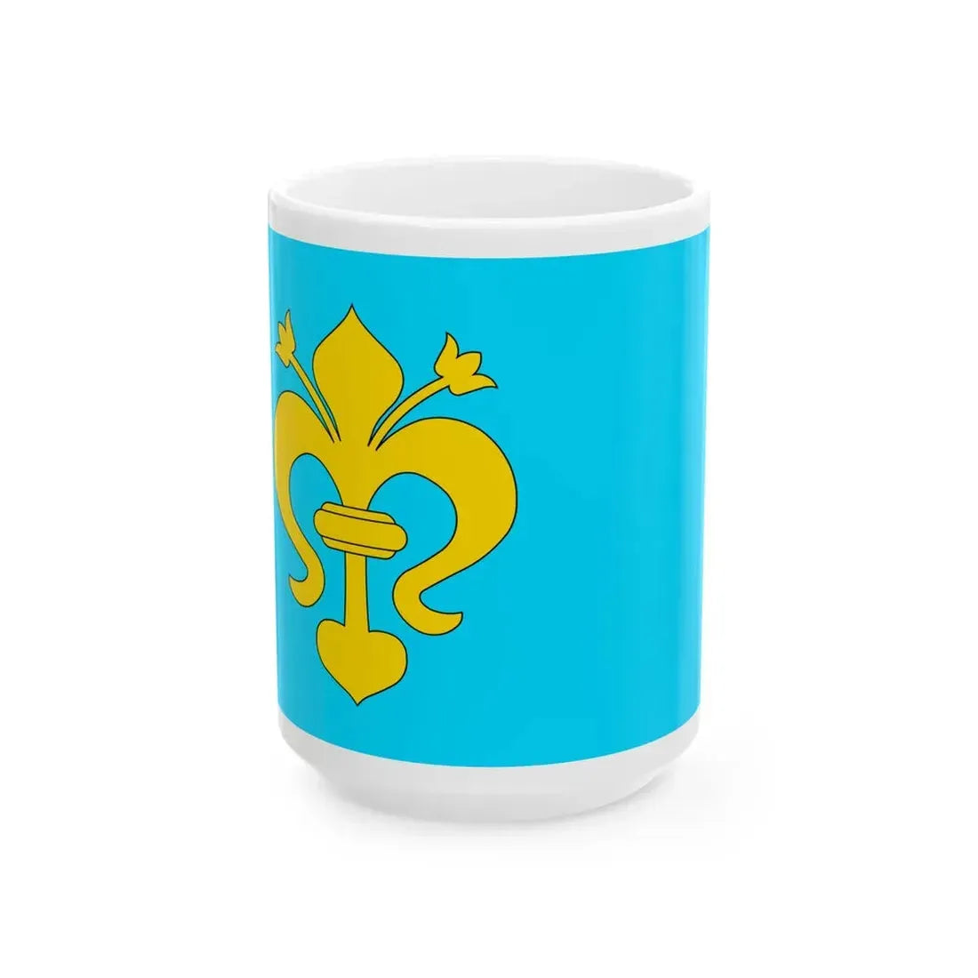 POL gmina Zarszyn flag (Poland) White Coffee Mug 15oz - Go Mug Yourself