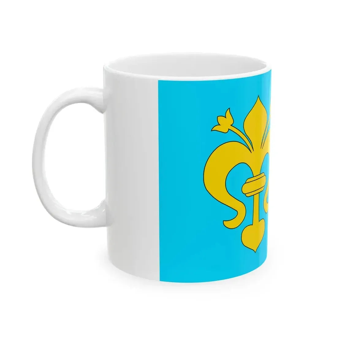 POL gmina Zarszyn flag (Poland) White Coffee Mug - Go Mug Yourself
