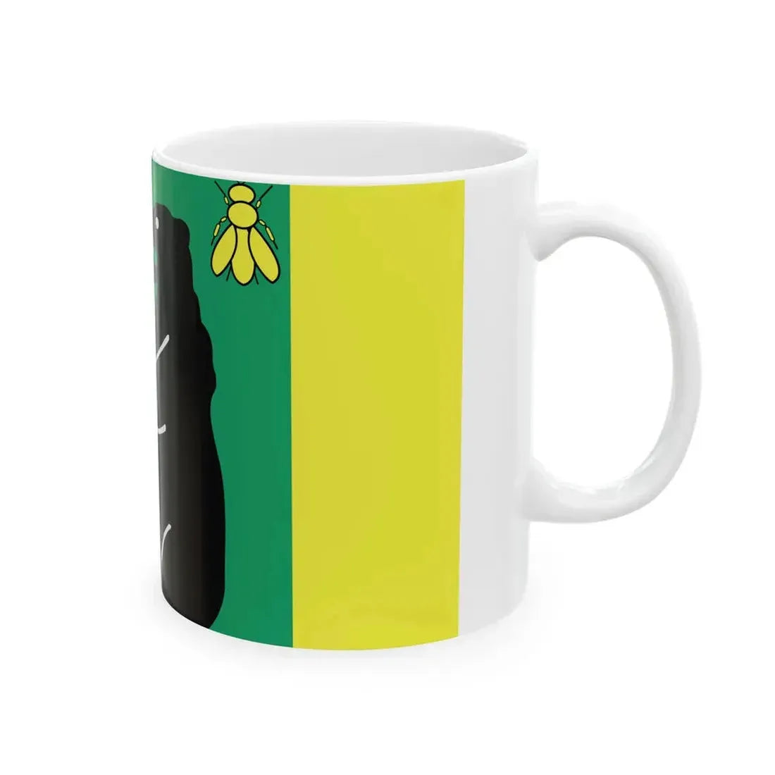 POL gmina Zelechlinek flag (Poland) White Coffee Mug - Go Mug Yourself