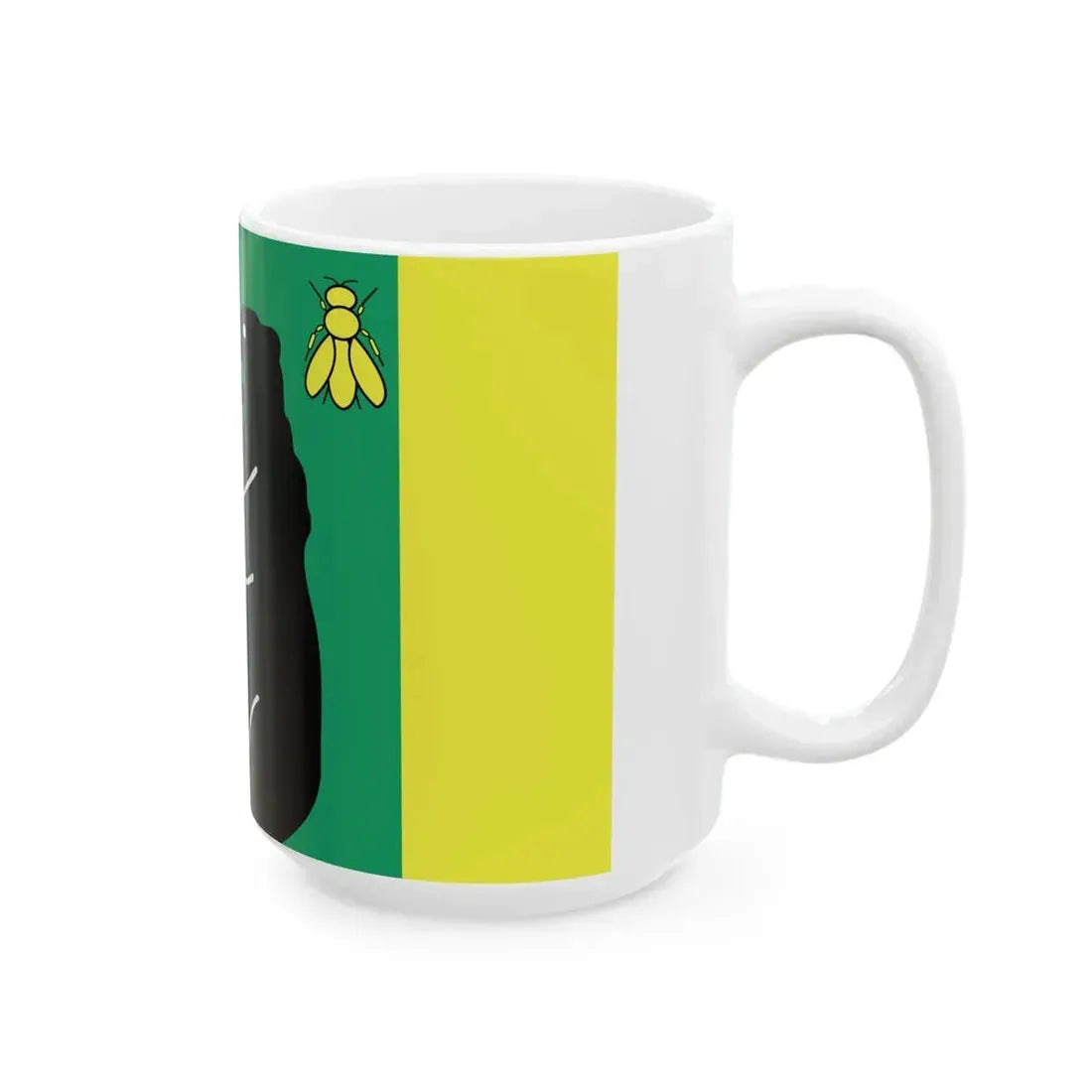 POL gmina Zelechlinek flag (Poland) White Coffee Mug - Go Mug Yourself