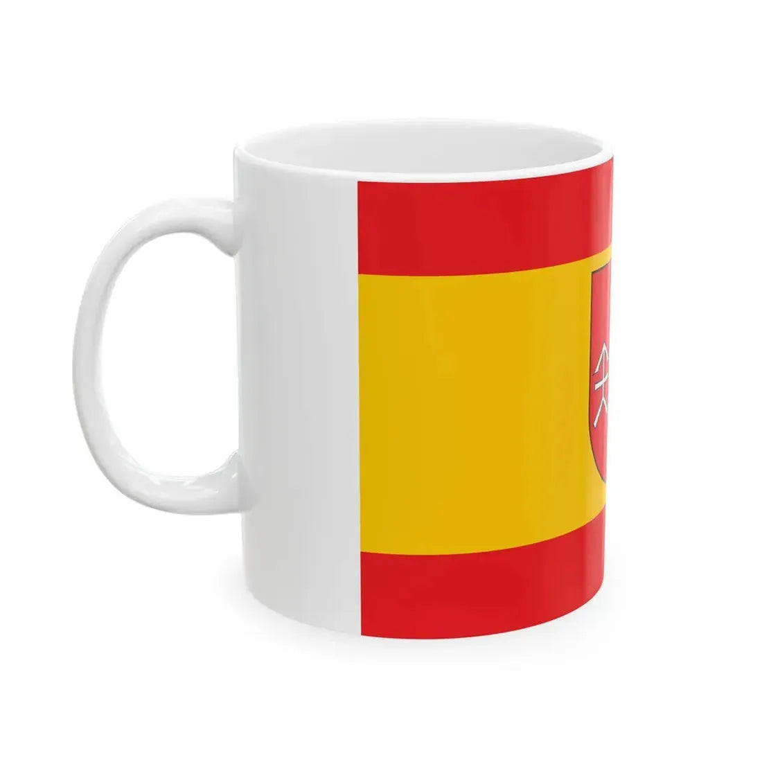 POL gmina Zembrzyce flag (Poland) White Coffee Mug - Go Mug Yourself