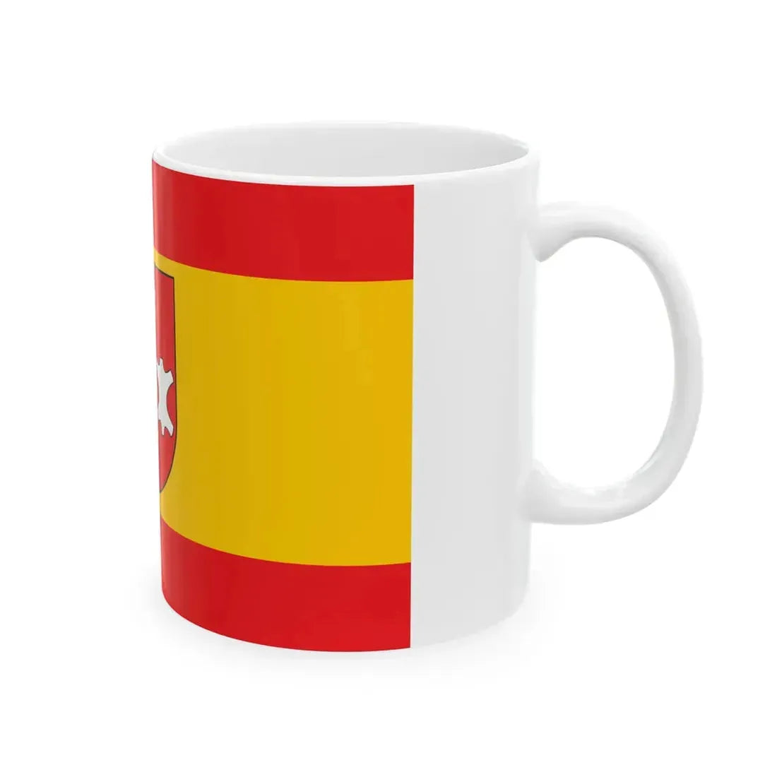 POL gmina Zembrzyce flag (Poland) White Coffee Mug - Go Mug Yourself