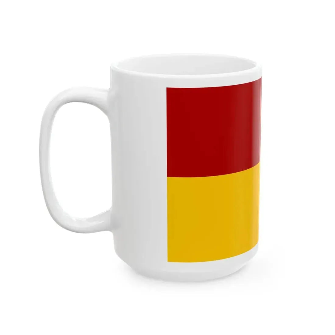 POL gmina Zukowice flag (Poland) White Coffee Mug - Go Mug Yourself