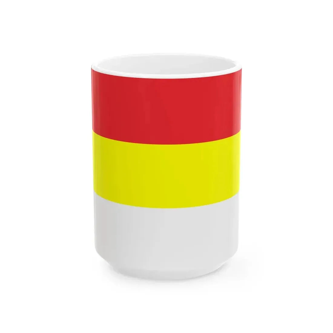 POL Gogolin flag (Poland) White Coffee Mug 15oz - Go Mug Yourself