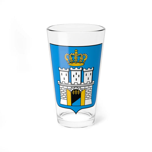 POL Gródek Jagielloński COA (Ukraine) (Coat of Arms) Pint Glass 16oz 16oz - Go Mug Yourself