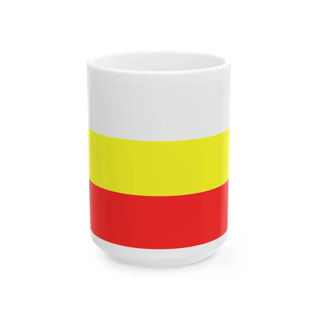 POL grodkow flag (Poland) White Coffee Mug 15oz - Go Mug Yourself