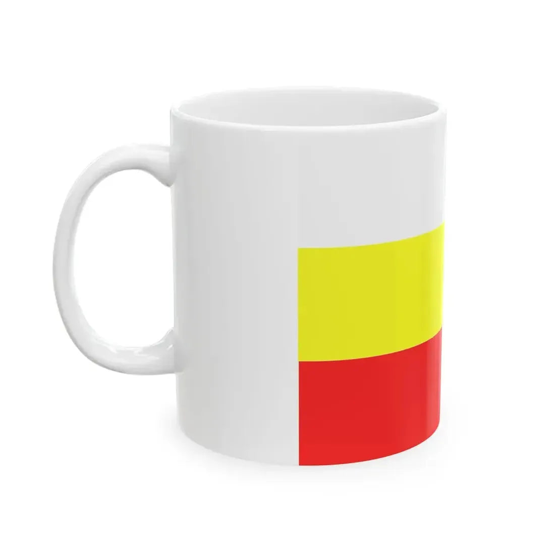 POL grodkow flag (Poland) White Coffee Mug - Go Mug Yourself