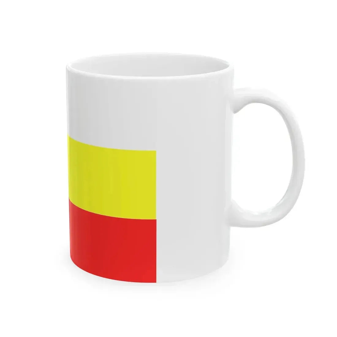 POL grodkow flag (Poland) White Coffee Mug - Go Mug Yourself