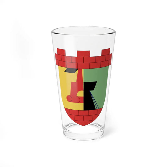 POL Grodziec Będzin COA (Poland) (Coat of Arms) Pint Glass 16oz 16oz - Go Mug Yourself