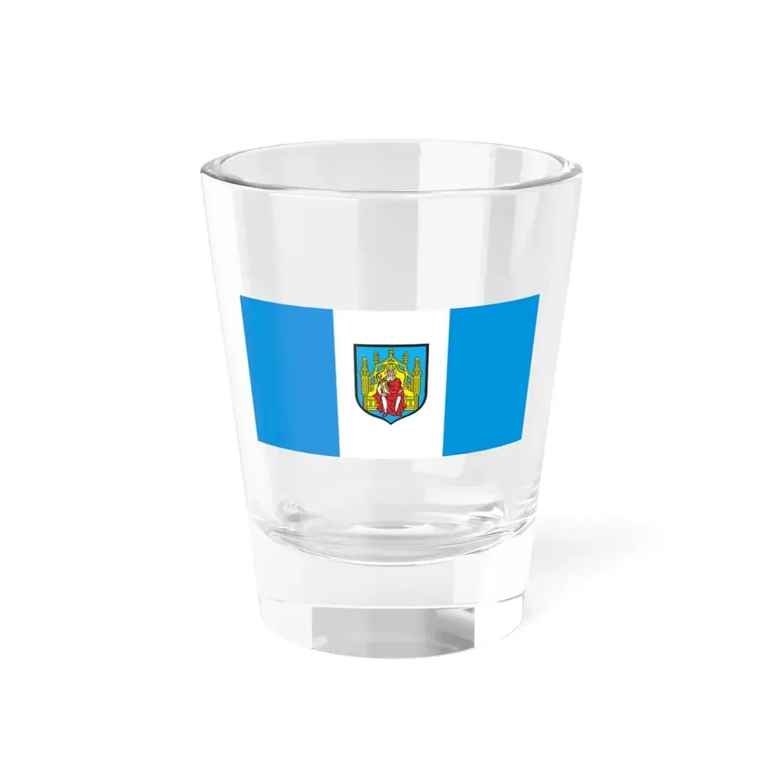 POL Grodzisk Wielkopolski flag (Poland) Shot Glass 1.5oz 1.5oz - Go Mug Yourself