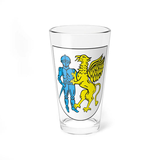 POL Gryfów Śląski COA (Poland) (Coat of Arms) Pint Glass 16oz 16oz - Go Mug Yourself