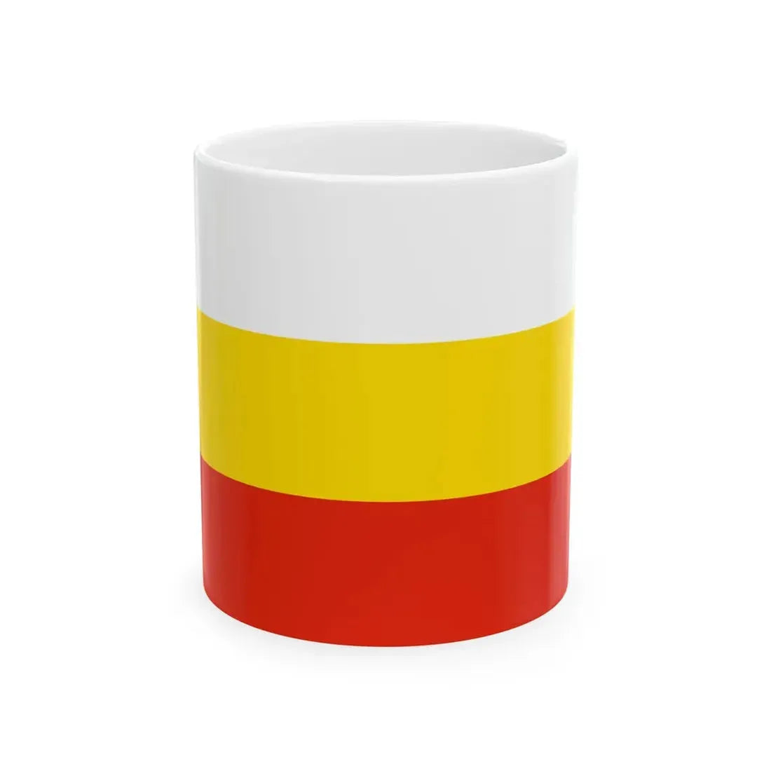 POL Gubin flag (Poland) White Coffee Mug 11oz - Go Mug Yourself