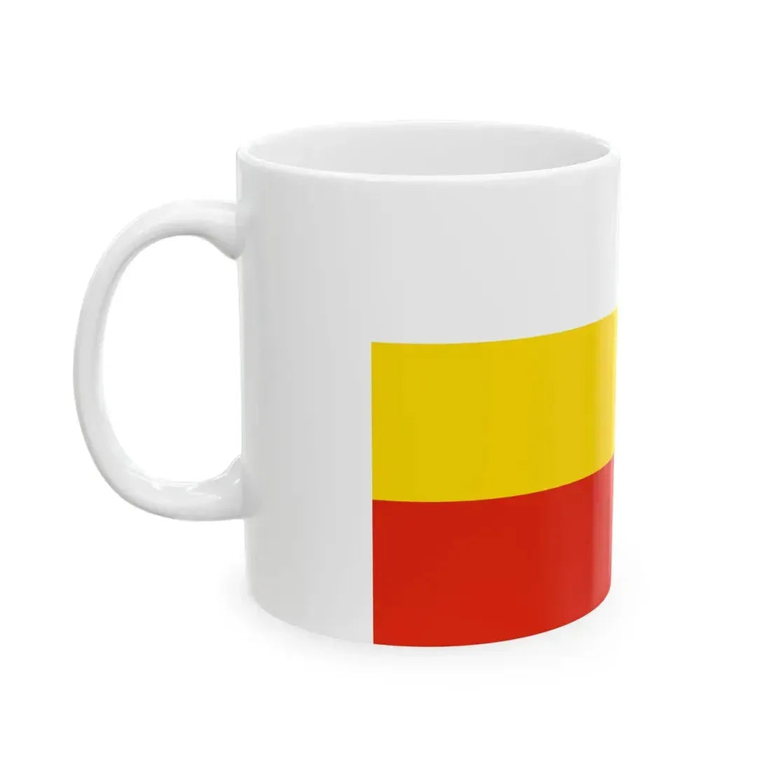 POL Gubin flag (Poland) White Coffee Mug - Go Mug Yourself