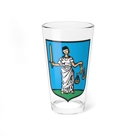 POL Janowiec Wielkopolski COA (Poland) (Coat of Arms) Pint Glass 16oz 16oz - Go Mug Yourself