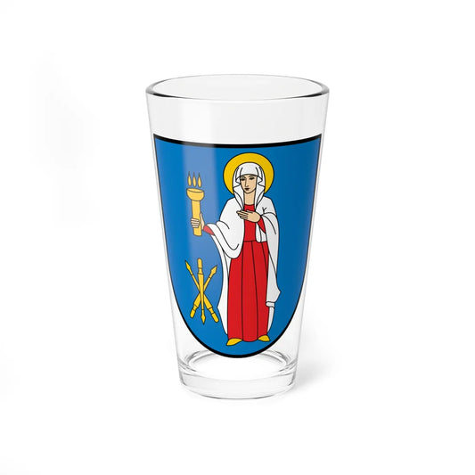 POL Janów Lubelski COA (Poland) (Coat of Arms) Pint Glass 16oz 16oz - Go Mug Yourself