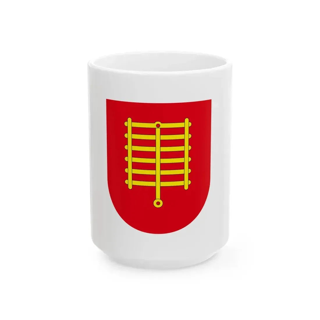 POL Jaraczewo flag (Poland) White Coffee Mug 15oz - Go Mug Yourself
