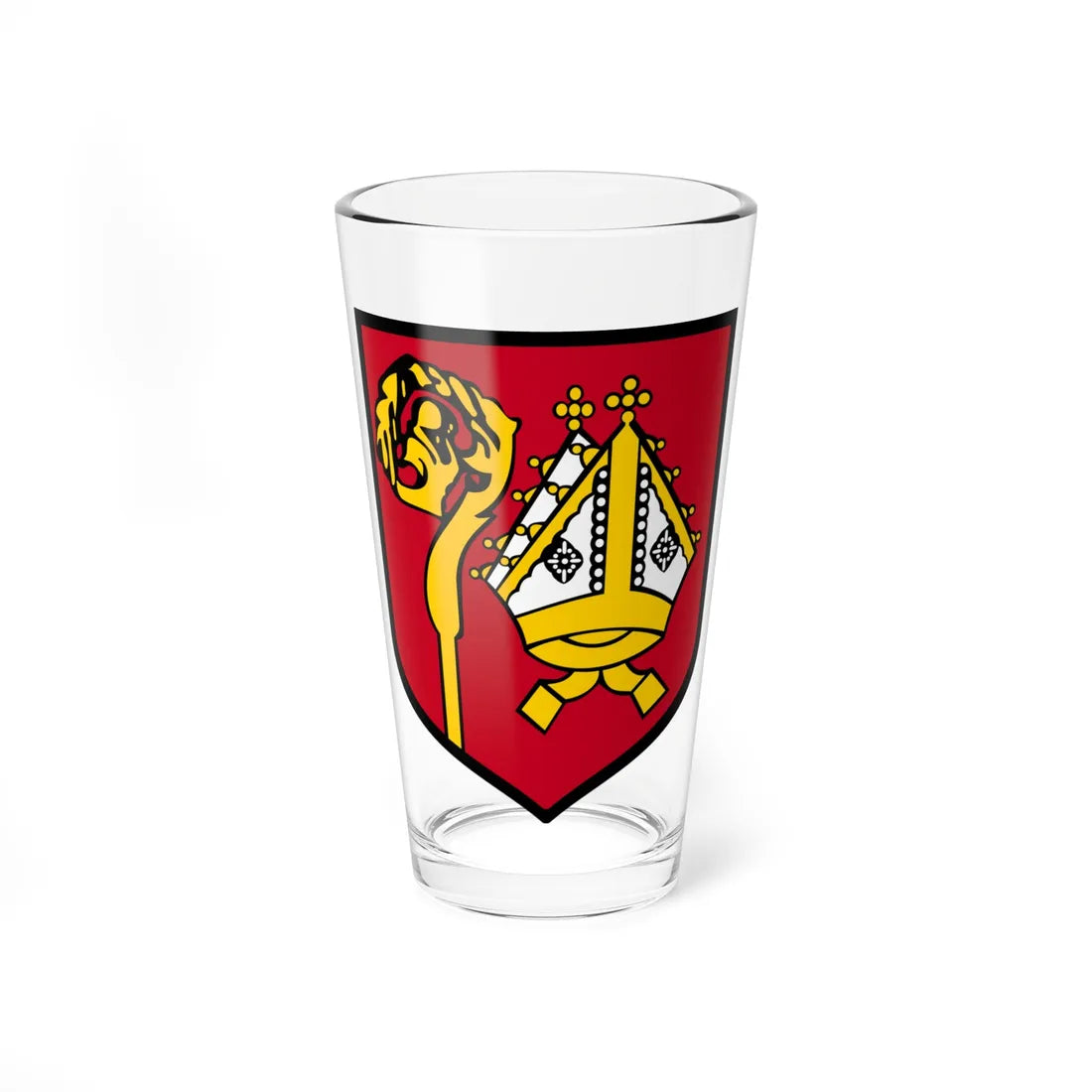 POL Jastrząb COA (Poland) (Coat of Arms) Pint Glass 16oz 16oz - Go Mug Yourself