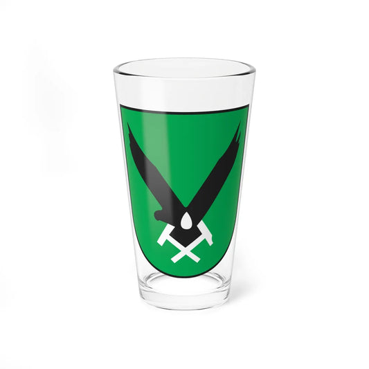 POL Jastrzębie-Zdrój COA (Poland) (Coat of Arms) Pint Glass 16oz 16oz - Go Mug Yourself
