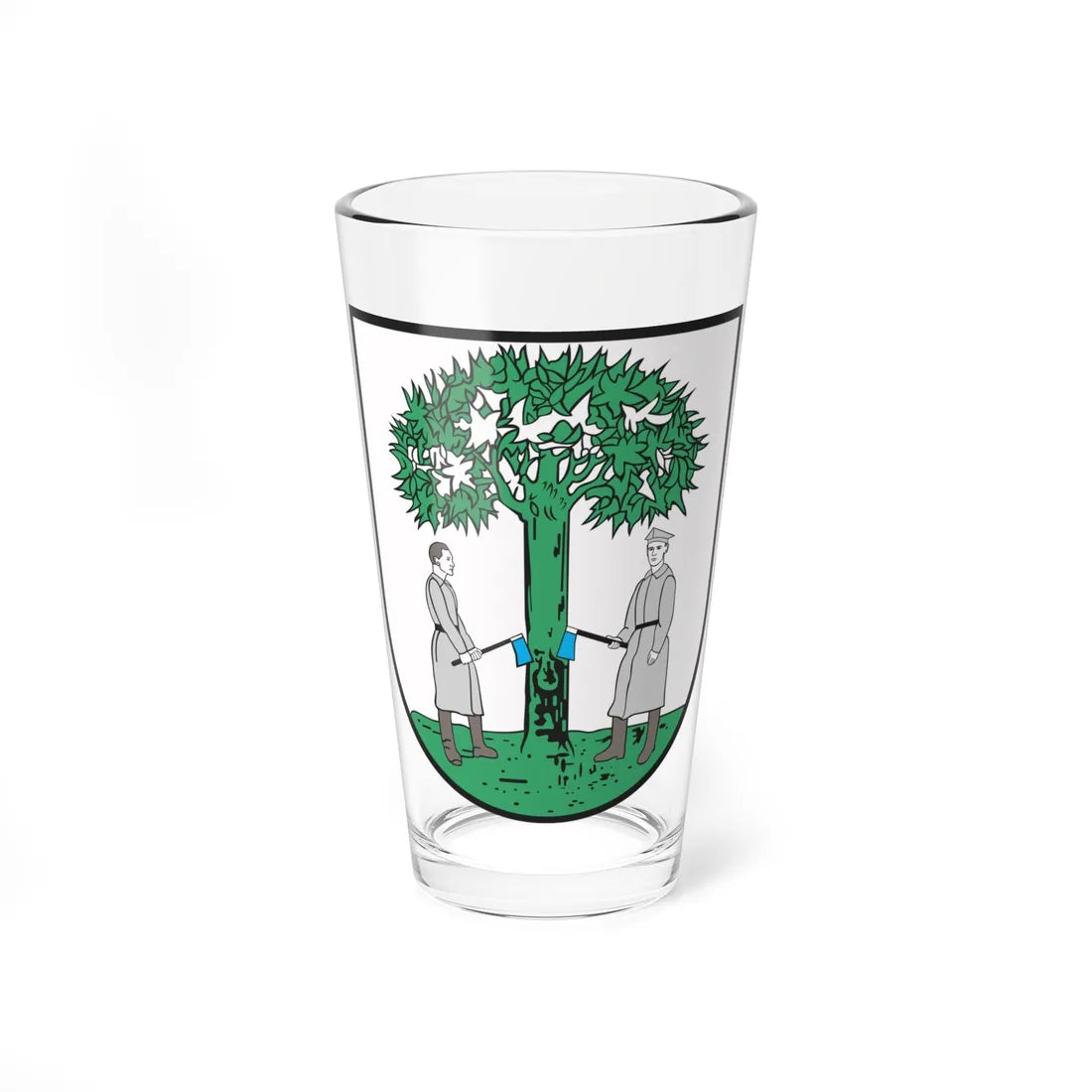 POL Jaworzno COA old (Poland) (Coat of Arms) Pint Glass 16oz 16oz - Go Mug Yourself