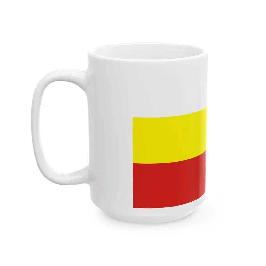 POL Jelenia Gora flag (Poland) White Coffee Mug - Go Mug Yourself
