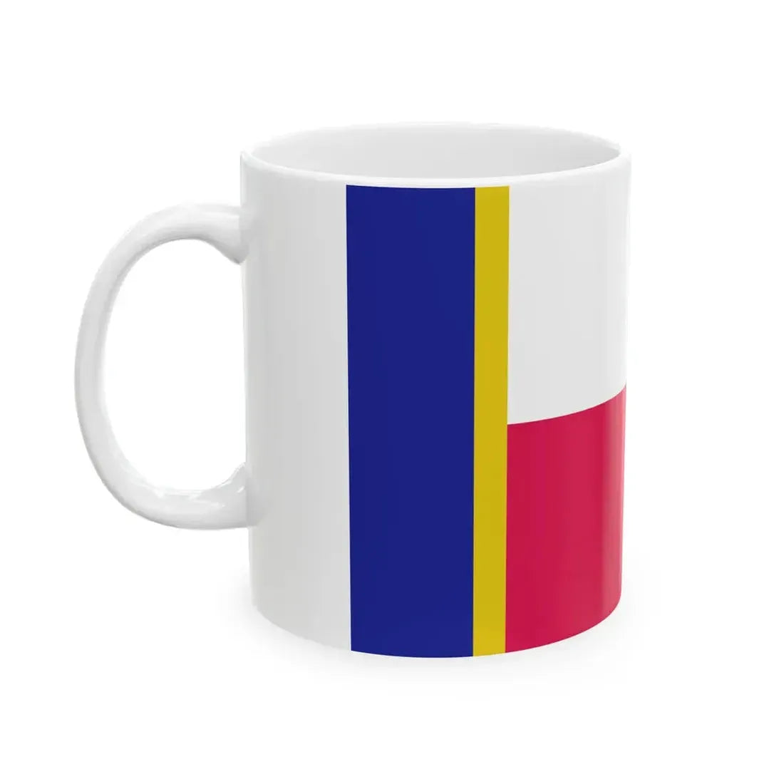 POL Jozefow flag (Poland) White Coffee Mug - Go Mug Yourself