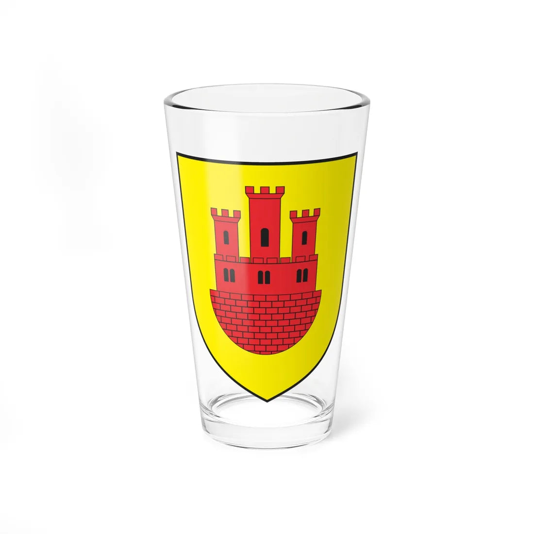 POL Jutrosin COA (Poland) (Coat of Arms) Pint Glass 16oz 16oz - Go Mug Yourself