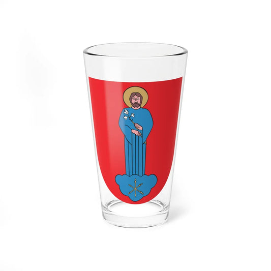 POL Józefów COA (Poland) (Coat of Arms) Pint Glass 16oz 16oz - Go Mug Yourself