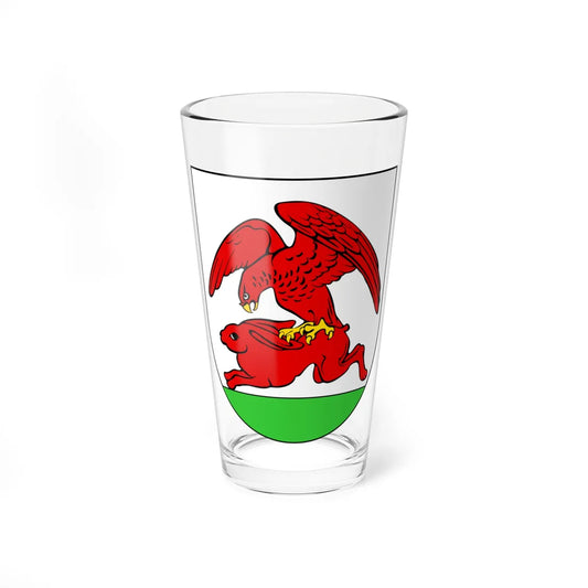 POL Kalisz Pomorski COA (Poland) (Coat of Arms) Pint Glass 16oz 16oz - Go Mug Yourself