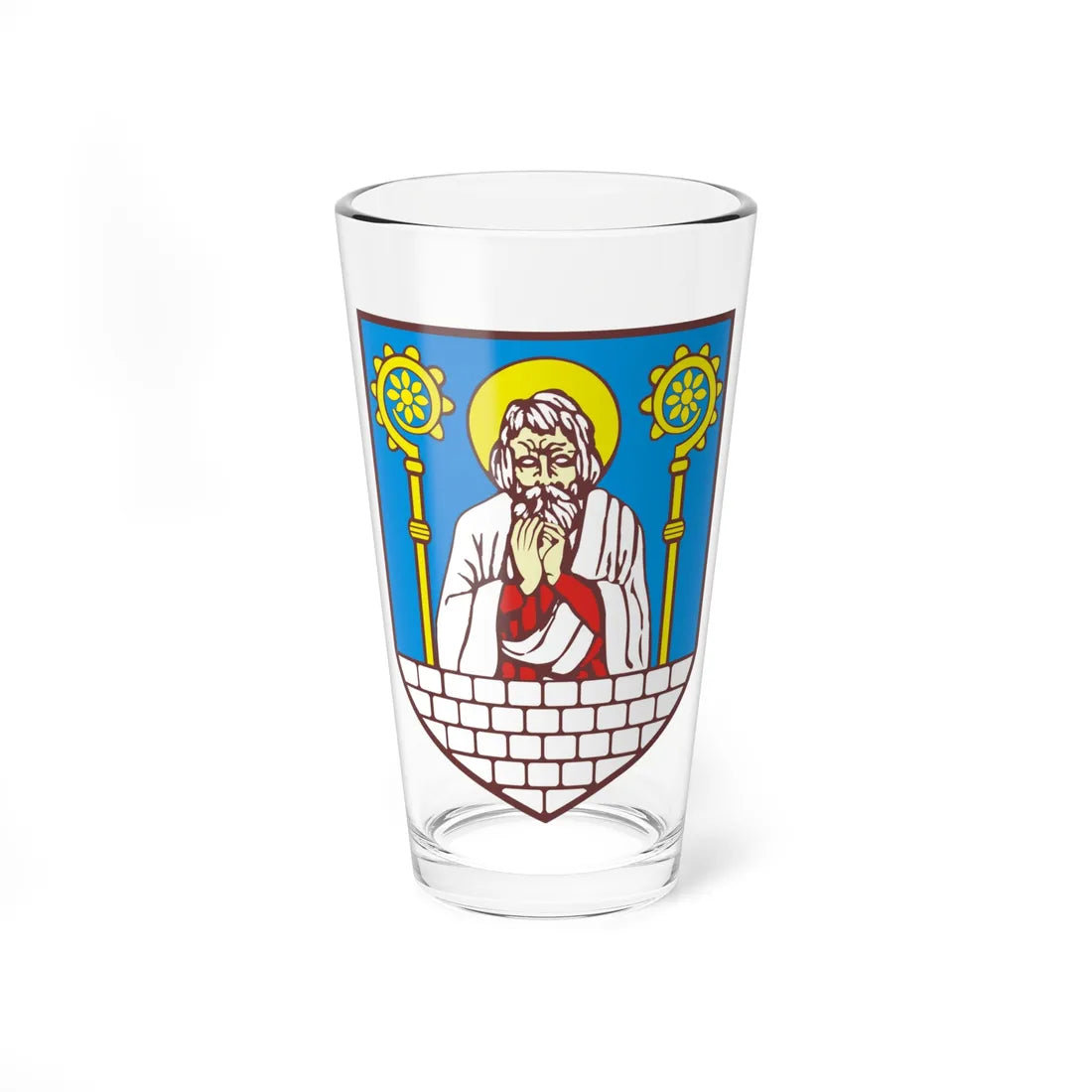 POL Kamień Pomorski COA (Poland) (Coat of Arms) Pint Glass 16oz 16oz - Go Mug Yourself
