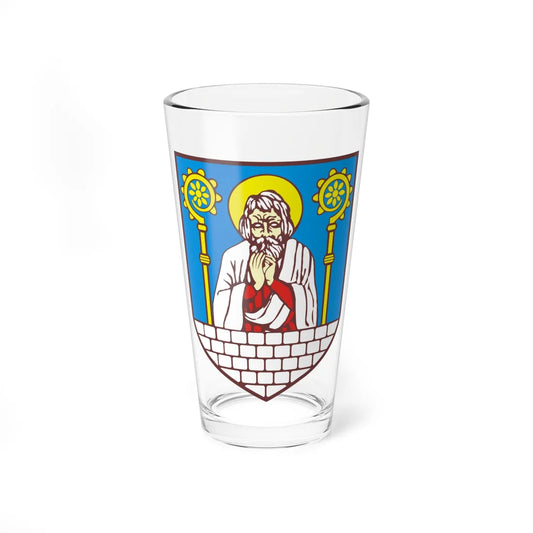 POL Kamień Pomorski COA (Poland) (Coat of Arms) Pint Glass 16oz 16oz - Go Mug Yourself