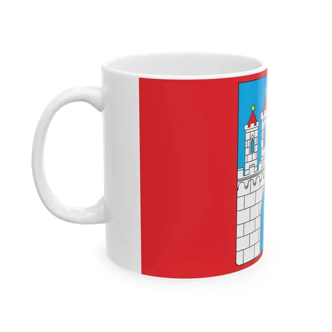 POL Kamienna Gora flag (Poland) White Coffee Mug - Go Mug Yourself