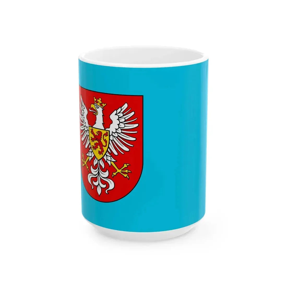 POL Kargowa flag (Poland) White Coffee Mug 15oz - Go Mug Yourself