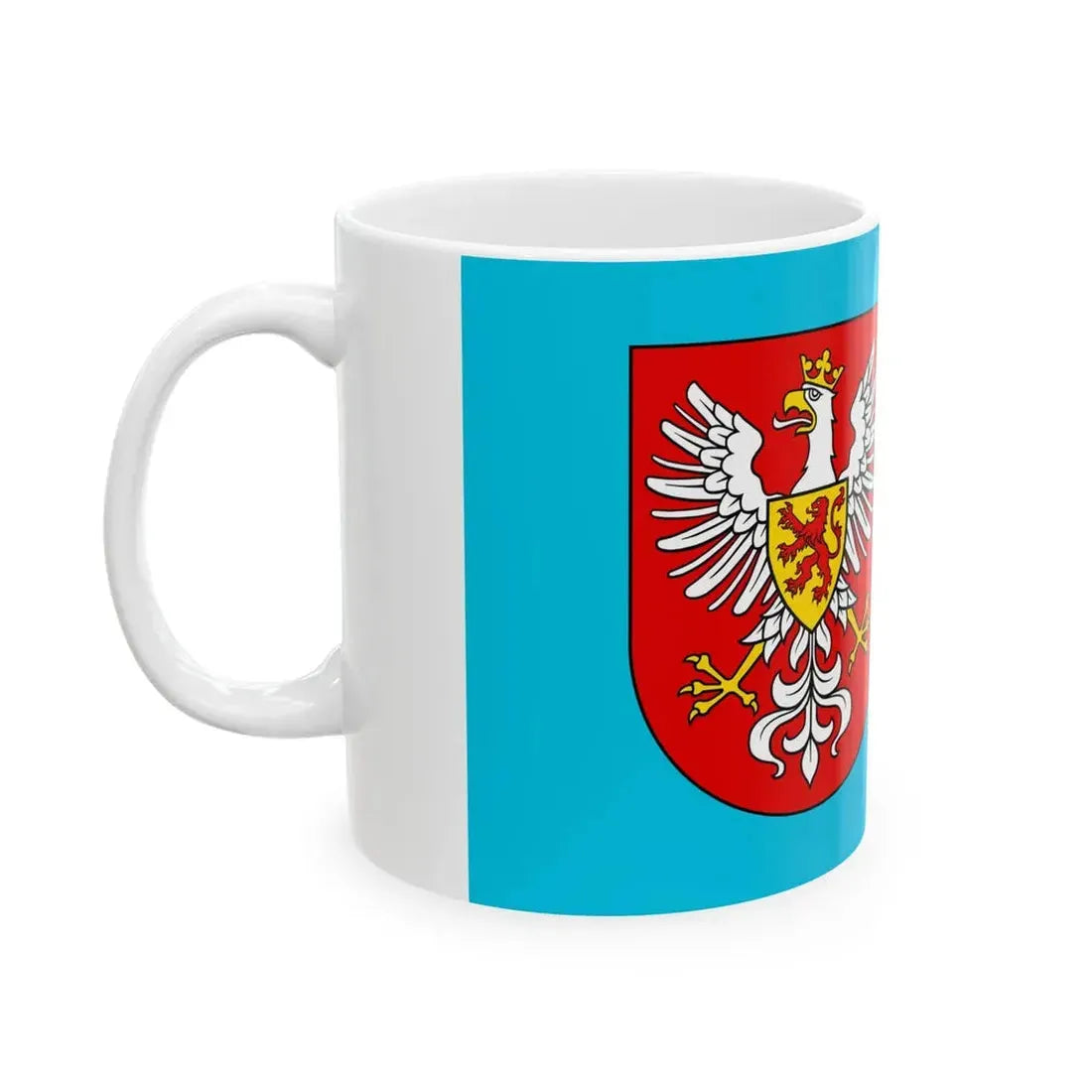 POL Kargowa flag (Poland) White Coffee Mug - Go Mug Yourself