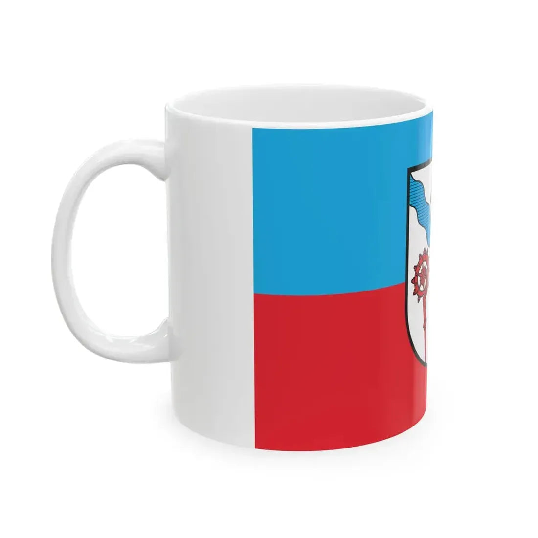 POL Karlino flag (Poland) White Coffee Mug - Go Mug Yourself