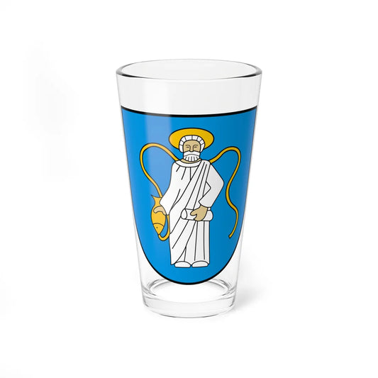 POL Katowice-Piotrowice COA (Poland) (Coat of Arms) Pint Glass 16oz 16oz - Go Mug Yourself