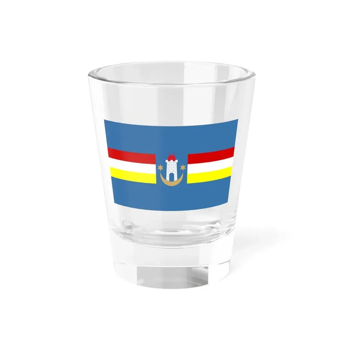 POL Kazimierz Dolny flag (Poland) Shot Glass 1.5oz 1.5oz - Go Mug Yourself