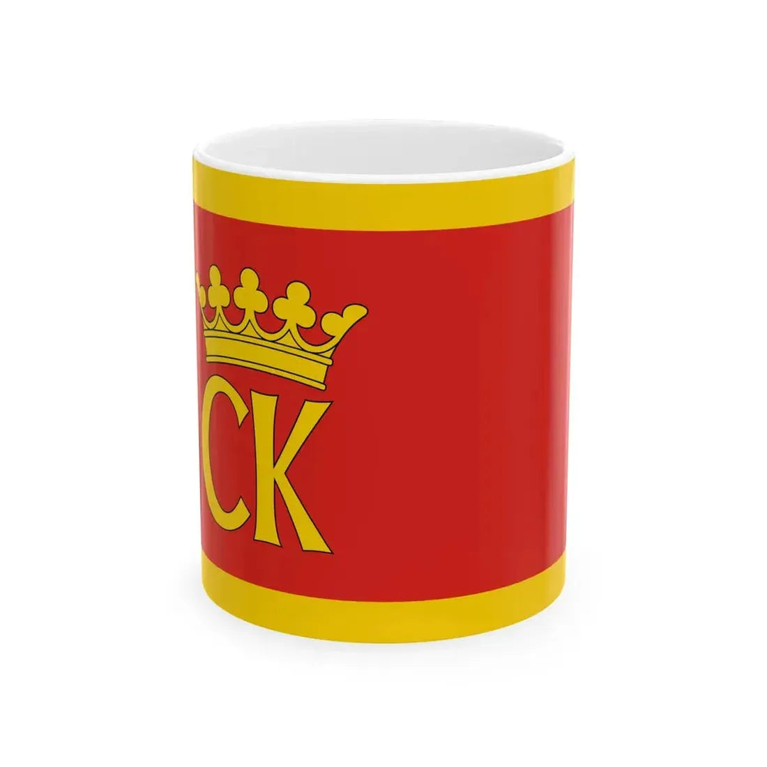 POL Kielce flag (Poland) White Coffee Mug 11oz - Go Mug Yourself